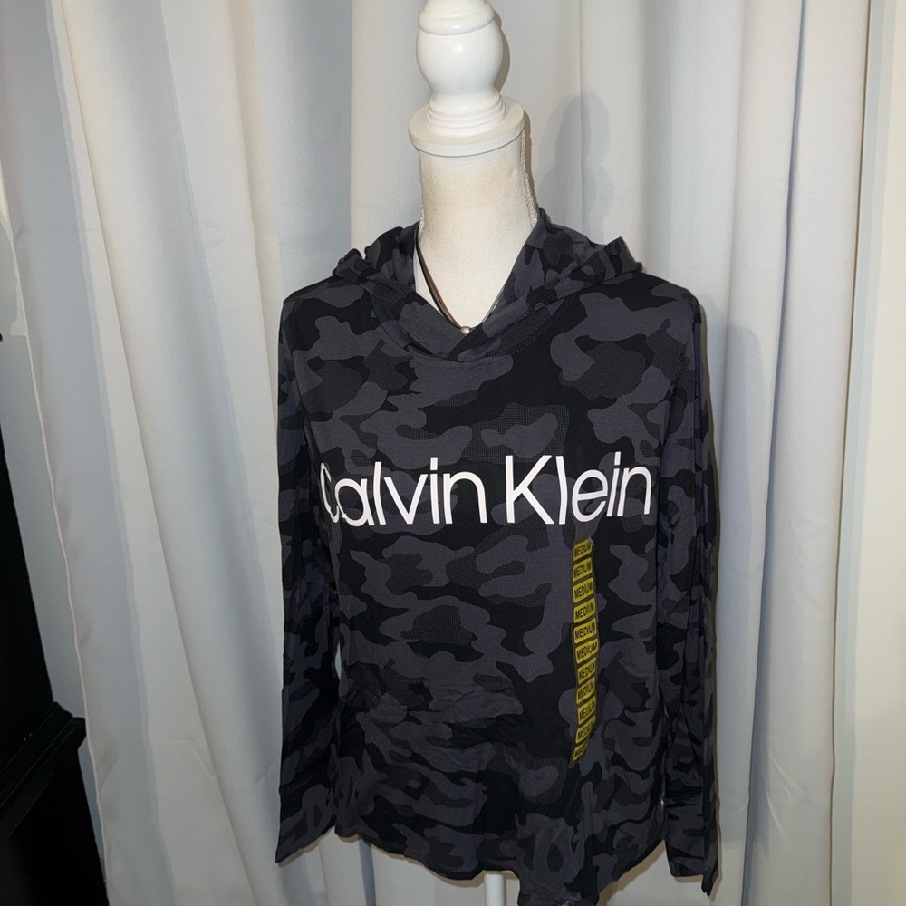 Calvin Klein Black Camo Hoodie
